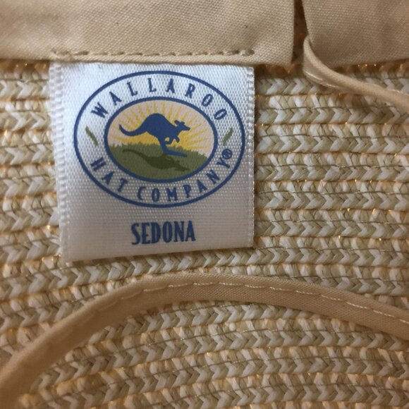 Wallaroo Sedona Straw Hat UPF 50+ Packable Sun Hat Resort Travel Classic - Picture 9 of 11